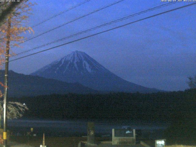西湖からの富士山