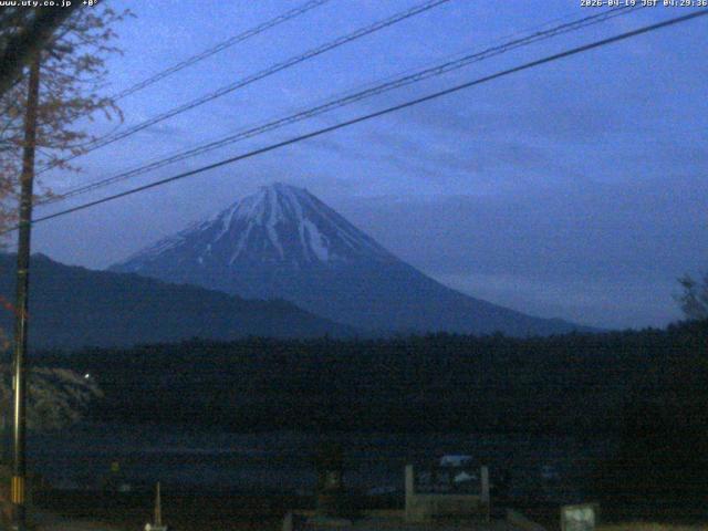 西湖からの富士山