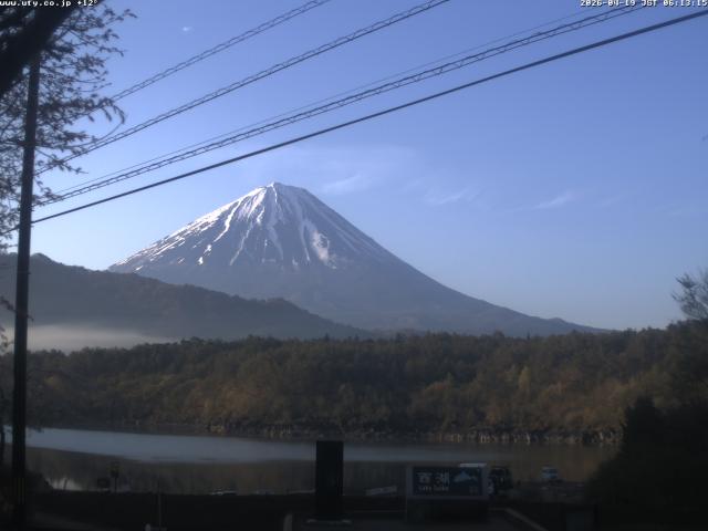 西湖からの富士山