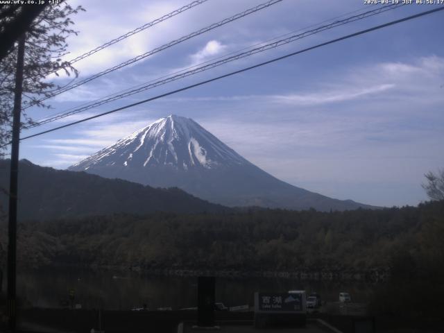 西湖からの富士山