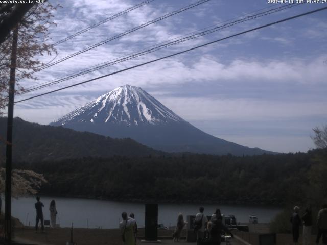 西湖からの富士山