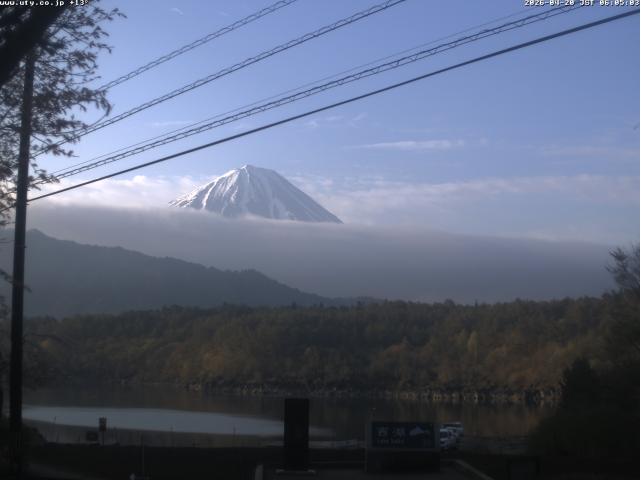西湖からの富士山