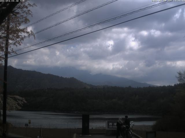 西湖からの富士山