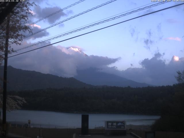 西湖からの富士山