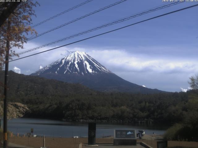 西湖からの富士山