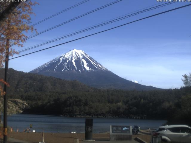 西湖からの富士山