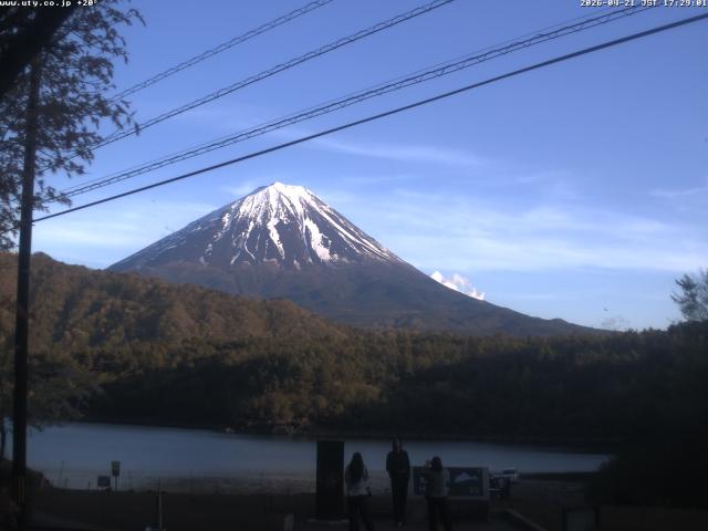 西湖からの富士山