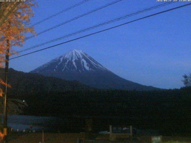 西湖からの富士山