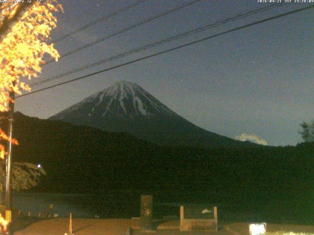 西湖からの富士山