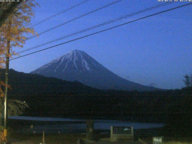 西湖からの富士山