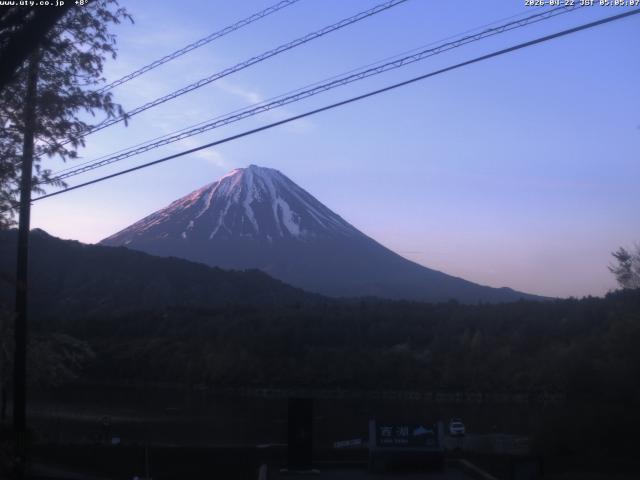 西湖からの富士山