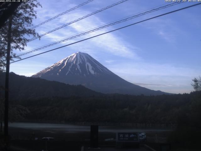 西湖からの富士山