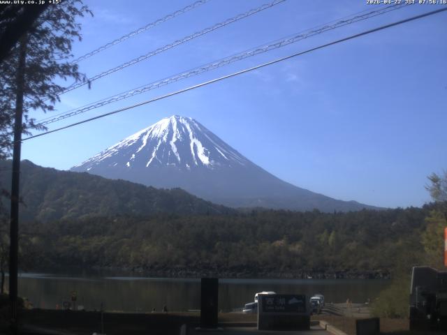 西湖からの富士山