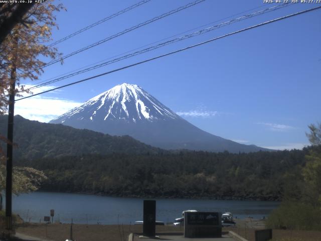 西湖からの富士山