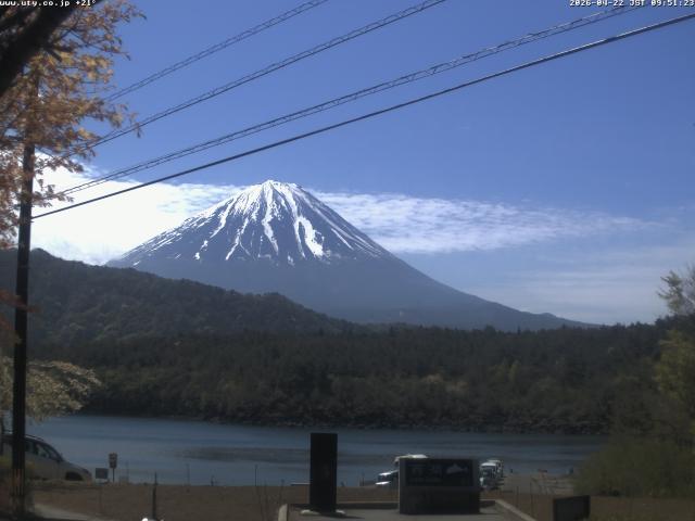 西湖からの富士山