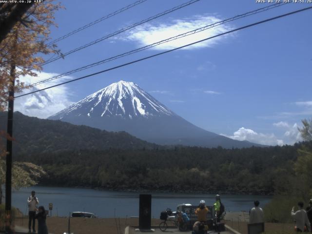 西湖からの富士山