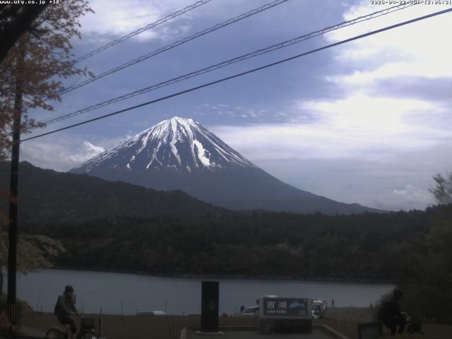 西湖からの富士山