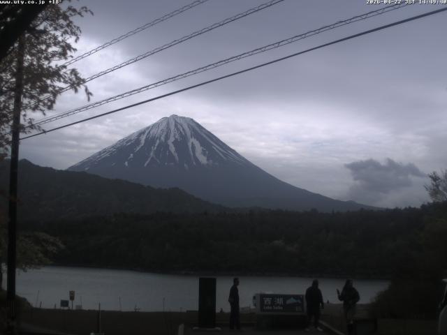 西湖からの富士山
