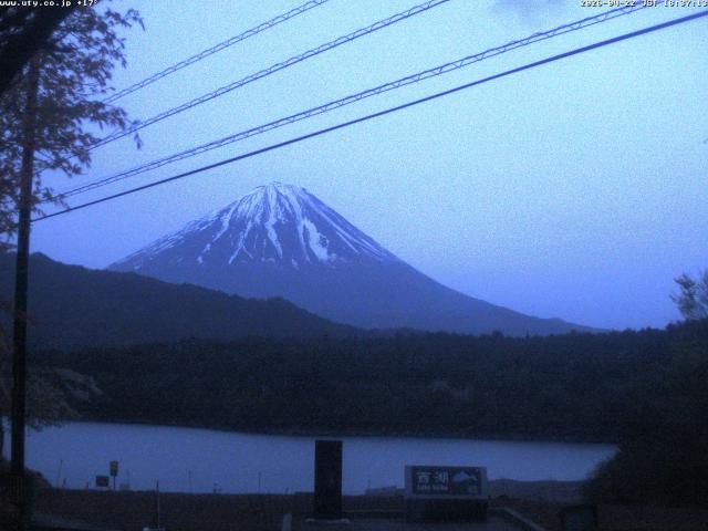 西湖からの富士山