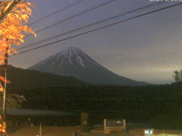 西湖からの富士山