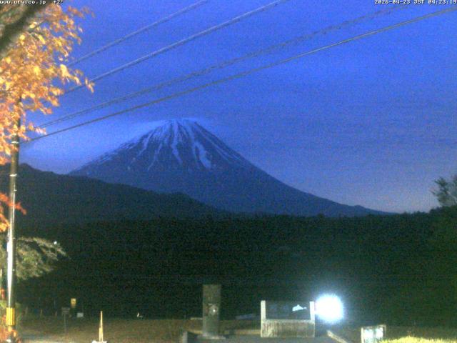 西湖からの富士山