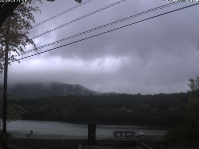 西湖からの富士山