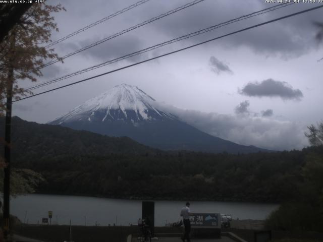 西湖からの富士山