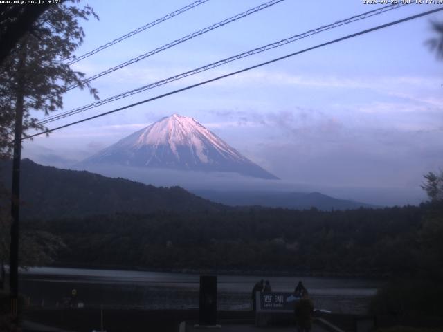 西湖からの富士山
