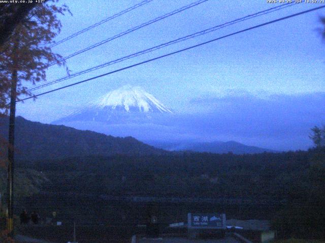 西湖からの富士山