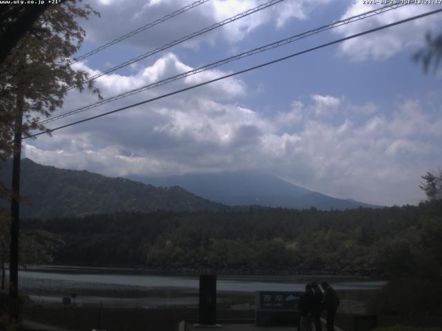西湖からの富士山