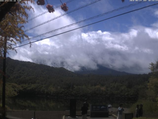 西湖からの富士山