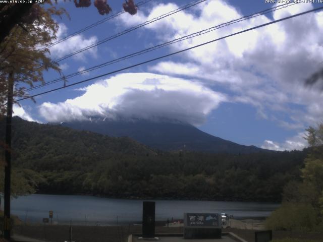 西湖からの富士山