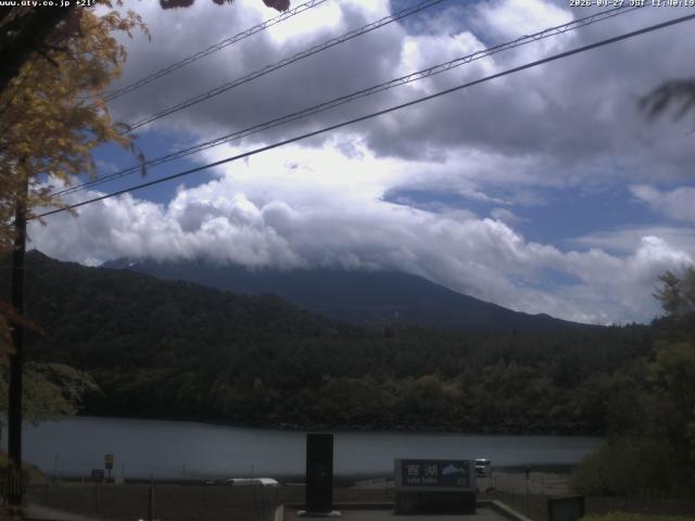 西湖からの富士山