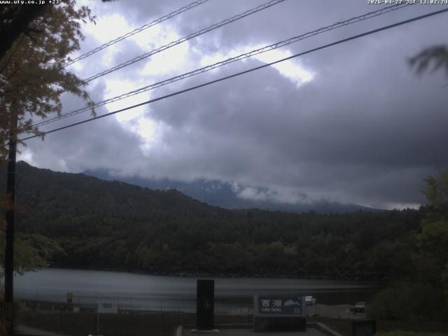 西湖からの富士山