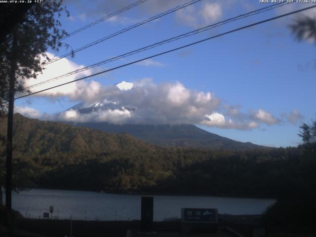 西湖からの富士山