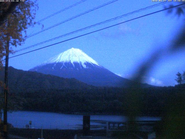 西湖からの富士山