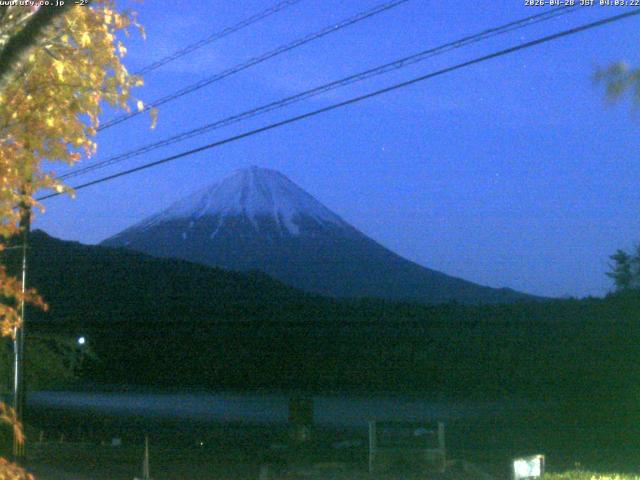 西湖からの富士山