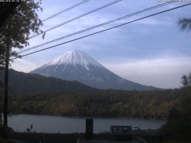 西湖からの富士山