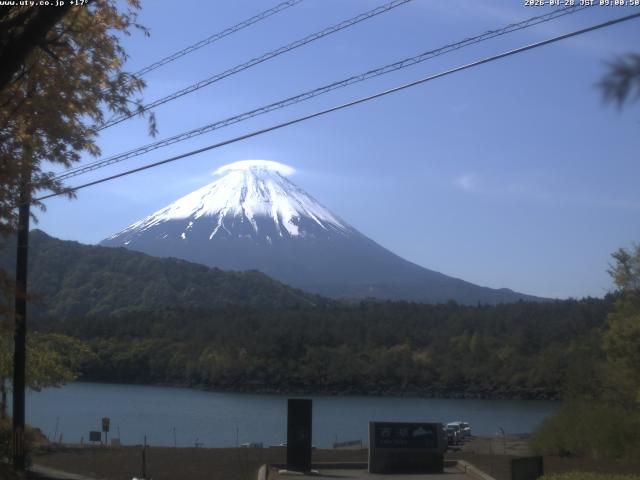 西湖からの富士山