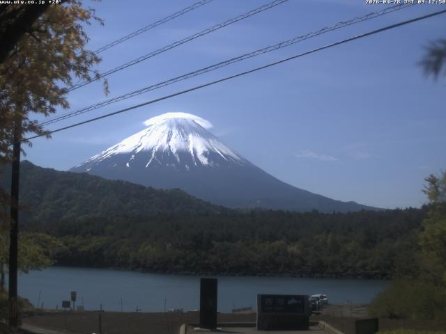 西湖からの富士山
