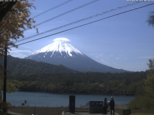 西湖からの富士山