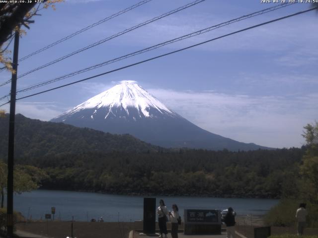 西湖からの富士山