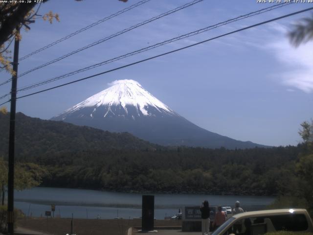 西湖からの富士山