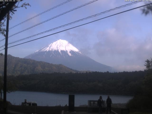 西湖からの富士山