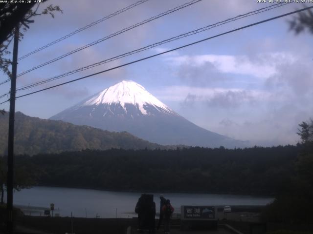 西湖からの富士山