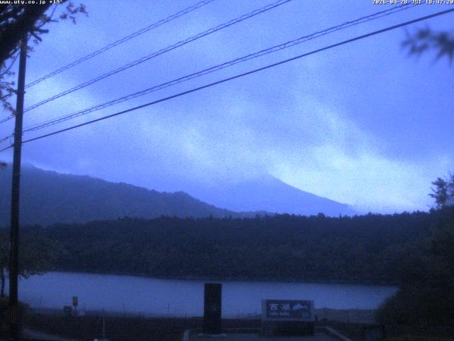 西湖からの富士山