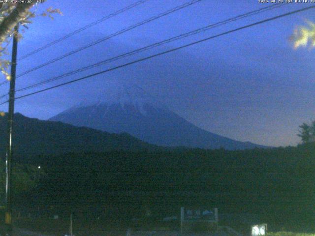 西湖からの富士山