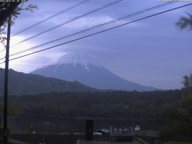 西湖からの富士山