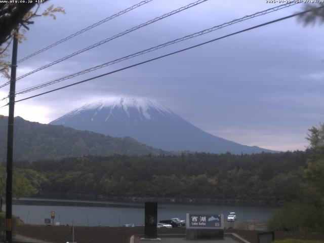 西湖からの富士山