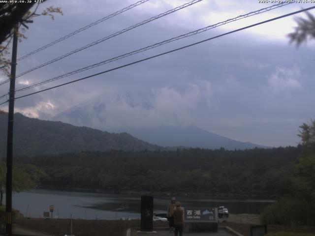 西湖からの富士山